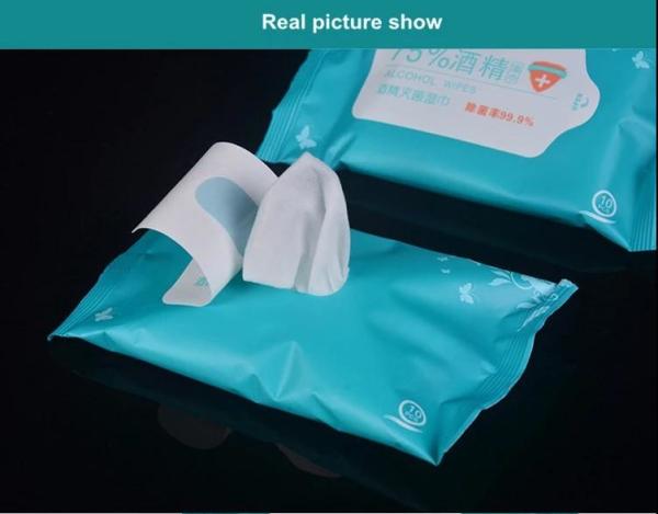 Cheap Portable Alcohol Wet Wipes Quick Hand Sanitizer For Cleaning for sale