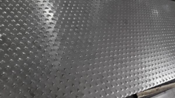 Cheap 5 Bar Thread Checkered Aluminum Sheet For Building , Curtain Wall for sale