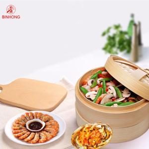Quality Eco Friendly Two Tier 16cm Bamboo Steamer Basket wholesale