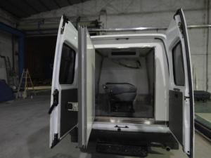 Quality Thermal Insulated Van Box Reefer Van Body Heat Insulation with Double Rear Doors wholesale