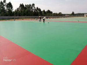 Quality Anti Skidding PU Sports Flooring For Tennis Court Non-Poisonous wholesale