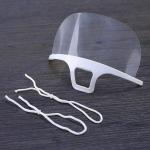 Hygiene Double Sided Fogging Prevention Transparent Plastic Face Mask