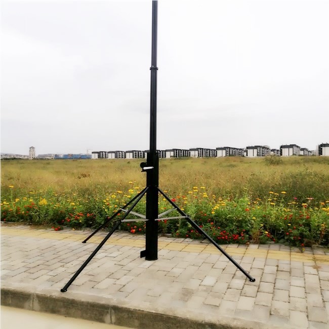 200W Light Tower 9M High Telescopic Winch Up Mast