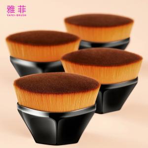 Quality No. 55 foundation brush Flat Vegan Synthetic Makeup Brushes Single Foundation Brushes Skin-Friendly wholesale