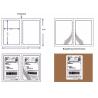 Buy cheap 8.5 * 11 Die Cut Blank Thermal Labels For Shipping from wholesalers