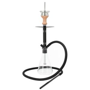 Quality Aluminium Sliver Black Hookah With Anodizing Surface Treatment Easy Carry wholesale