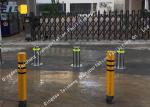 Stainless Steel Automatic Driveway Bollards , Electric Rising Bollards
