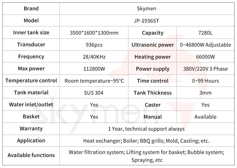 1700 Gallon 28KHz Ultrasonic Washing Machine For Coal Fired Boiler