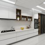 Carcass Plywood / Modern Kitchen Cabinet with Countertops and Accessories