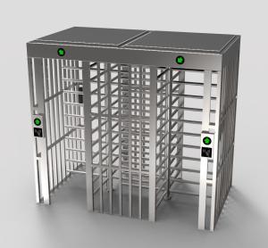 Quality 304 Stainless Steel Turnstile Full Height Construction Turnstiles With Double Lane wholesale