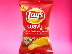 Quality Wholesale Case of Lay's Wavy Chips, Manhattan Steak Flavor - 100 x 58g Packs for Retail and Wholesale wholesale
