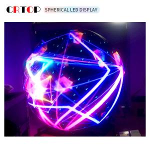 Quality High Resolution 1m Diameter LED Sphere Display Magnetic attraction wholesale