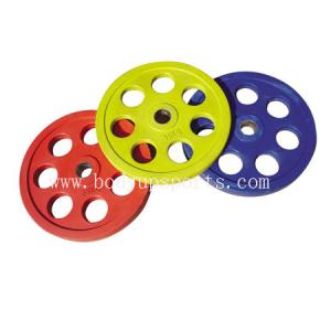 Quality Seven Grips Rubber Coated Fitness Weight Plates Various Color No Odor wholesale
