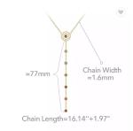 18k Stainless Steel Jewelry Set Hollow Color Crystal Pendant Necklace Bracelet