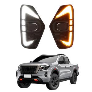Quality 2021 High-brightness 12V Led Daytime Running Light Fog Lamp Light for Nissan Navara Frontier Np300 2021 wholesale