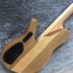 Factory Custom Factory 5 strings Wood color Whole body Butterflys electric bass