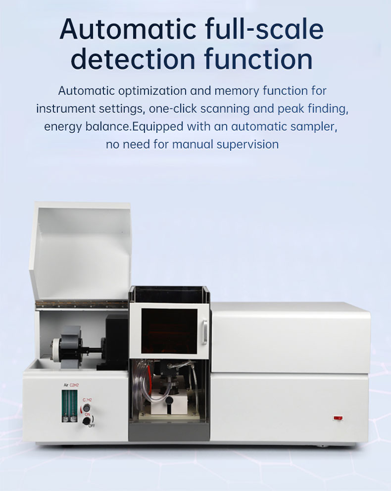 Automatic Flame Graphite Furnace Integrated Atomic Absorption Spectrometer, Spectrophotometer, Metal Composition Analyzer, Testing System
