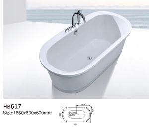 Quality Bathtubs, freestanding Bathtub without faucet , hand shower HB617 wholesale
