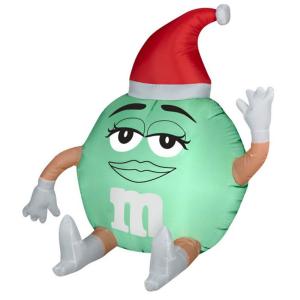Quality Factory Customized Fabric Christmas Holiday Promotion Inflatable Cartoon Ball for Decoration wholesale