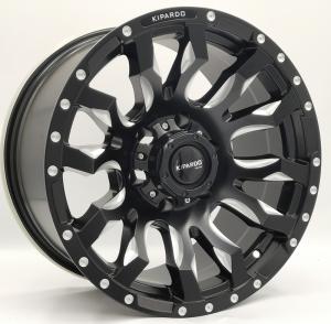 Quality Black Milled PCD Jante 17 Inch 4x4 Off Road Rims impact resistant wholesale