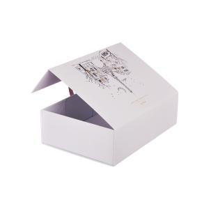 Quality Shiny Gold Logo Paper Packing Boxes With Offset CMYK Printing Color wholesale