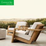 Mail Packing Teak Wood Garden Chairs and Sofa Set for Modern Design Outdoor