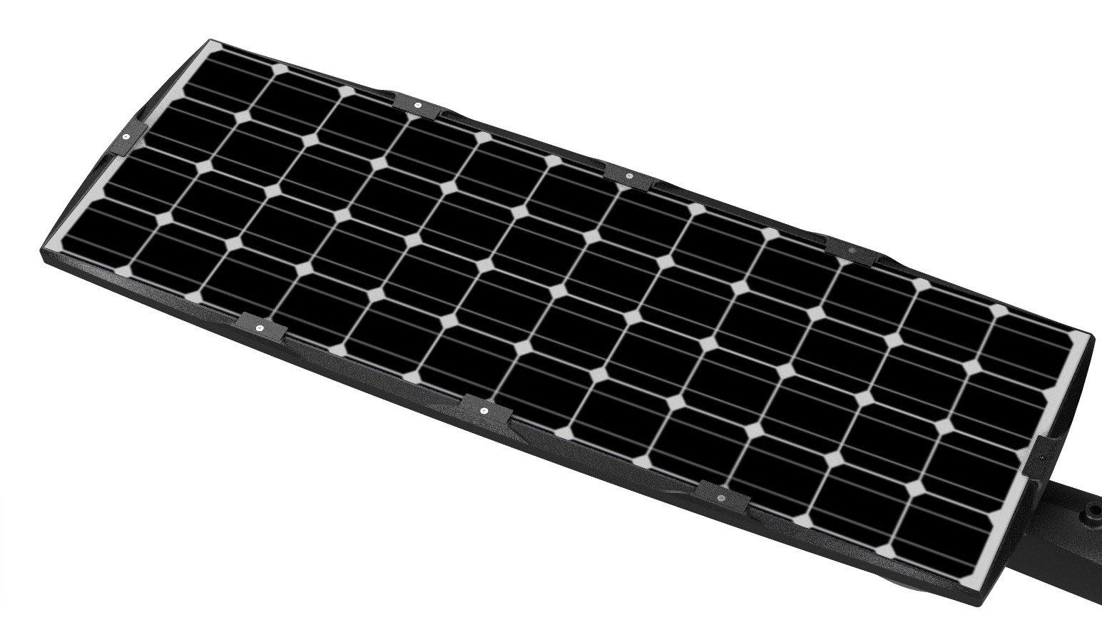 IP66 LED Solar Street Lamp Microwave Motion Sensor 3 Years Warranty