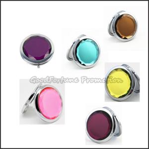 Quality Promotional customed logo crystal make up dress mirror gift wholesale
