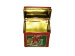 Rectangular Metal Tall Tin Box Treasure Chest Shaped For Jewelry Packing