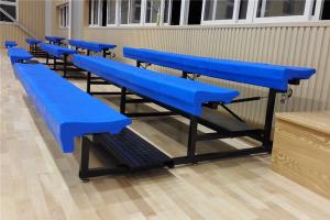 Quality L4000xW240mm HDPE Chair Metal Bleacher Seats / Portable Grandstand Seating wholesale