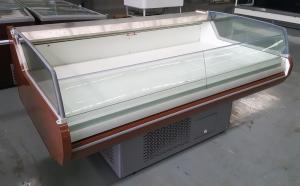 Quality Top Opening Refrigerated Meat Display Cases Fridge With Plug In Panasonic Condensing Unit wholesale
