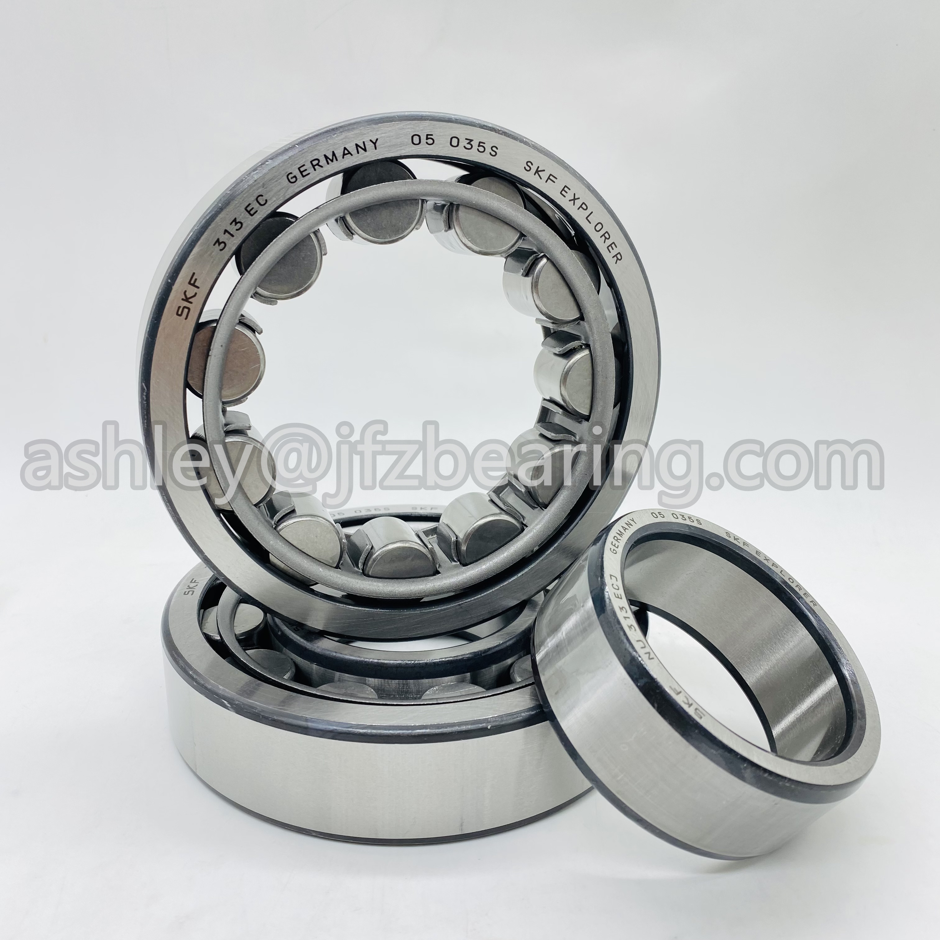 SKF NU 313 EC （Type EC Cylindrical Roller Bearing）, single row, rolling element centred