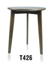 Quality America style solid wood round side table wholesale