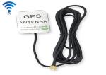 High Gain 25dbi GSM Universal Vehicle Gps Antenna Black Color With Sma Connector