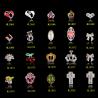 Buy cheap Hot NEW Wholesale Alloy Jewelry 3D Nail Art Jewelry Nail rhinestones Sticker from wholesalers