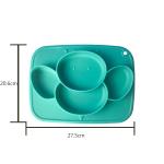 Suction Cup Children Tableware Plates Dish Baby Silicone Crockery Toddlers