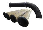Dn600 Slurry Uhmwpe Mining Rubber Lined Steel Pipe
