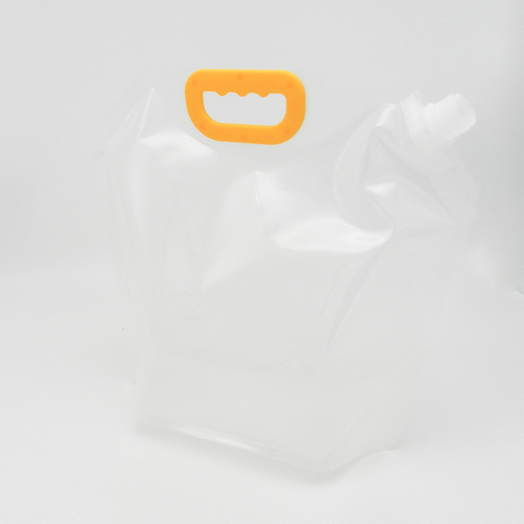 LDPE Clear Resealable Drink Pouches Spout Plastic Drinking Water Transparent Liquid Bag