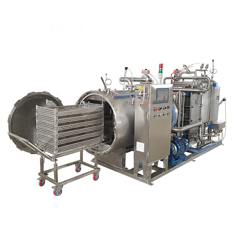 Industrial Autoclave Retort Sterilizer Electric Heating High Productivity