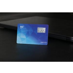 Quality Bluetooth BLE Beacon ID Card Privacy Protection With Digital Buttons wholesale