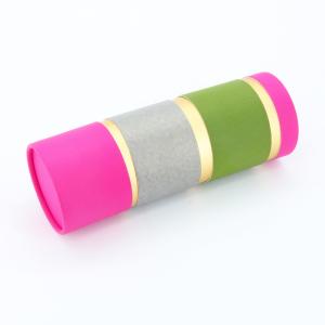 Quality Biodegradable Kraft Paper Tube Packaging , Cardboard Round Tube Box Cosmetic wholesale