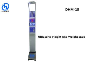 Quality Coin Operated Height And Weight Measuring Scale With Printing AC100-240v 50/60HZ wholesale