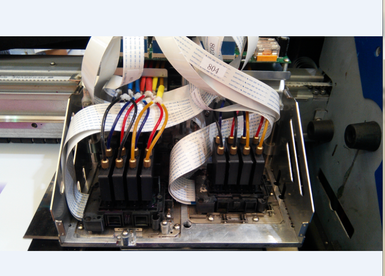 7703l Eco Solvent Ink Printers 3.2m , 3 Epson Dx7 Printhead