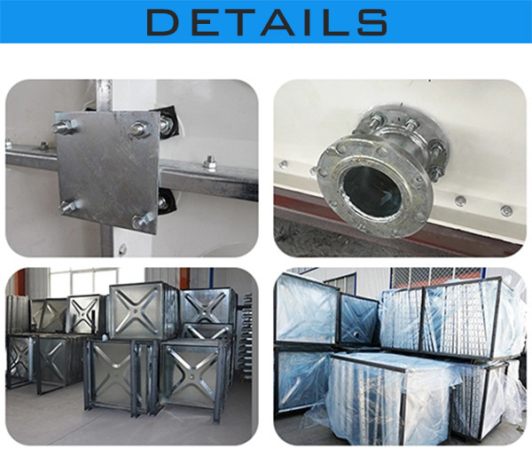Large Capacity HDG Cubic Water Tank Huge Volume Customized Shape / Size
