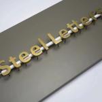 Outdoor Custom Building Stainless Steel LED Signs For Office Advertising