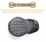 Waterproof Pet Shoes Durable Reflective Anti - Slip Dog Shoes