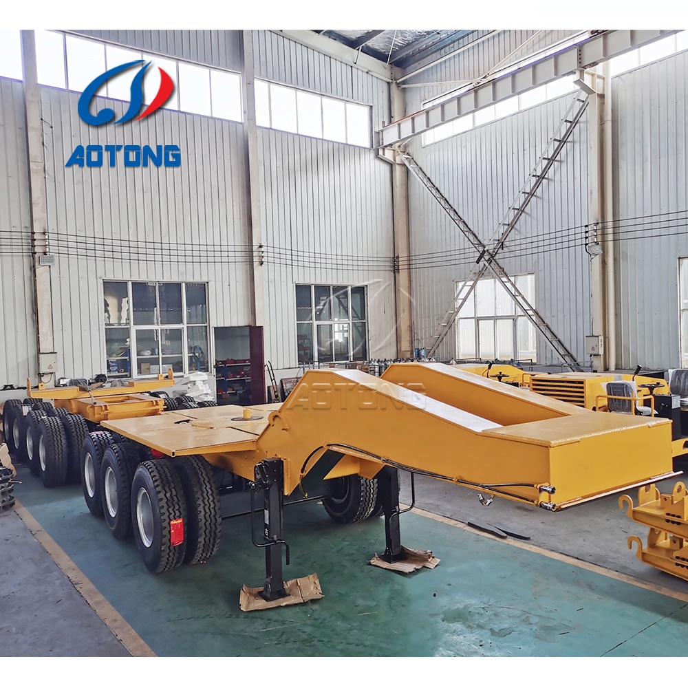 Transport Dolly Trailer for 100-250 Tons Steel Tubes Overall Dimension 7030*550*630