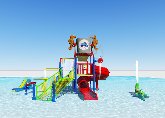 Professional Summer Water Park Fun Indoor Water Parks 1030M Size 12 Months Warranty