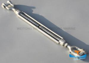 Quality Marine Jaw Jaw Turnbuckle , Steel Turnbuckle Hardware Hot Dip Galvanzied wholesale
