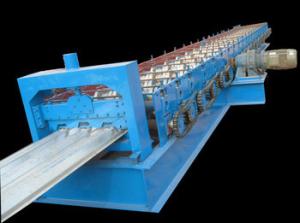 Quality Galvanized Steel 0.8MM - 1.2MM Metal Deck Roll Forming Machine With 28 Stations wholesale